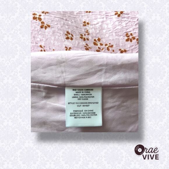 Joie Bethwyn Soft Pink Floral Wrap Dress Size Small - Picture 5 of 6